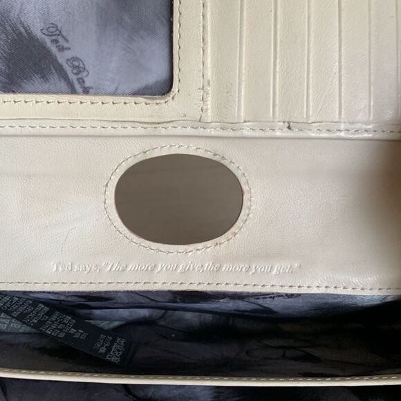 Ted Baker Light Pink Wallet With Rose Gold Snap Closure compartment - Picture 5 of 6